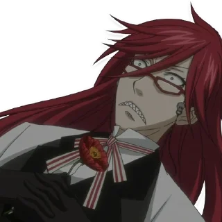 😨 emoji 🖤 Black Butler - Pack by @Athias Telegram sticker 20 of 67