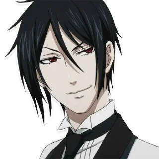 😏 emoji 🖤 Black Butler - Pack by @Athias Telegram sticker 10 of 67