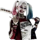 👋 emoji Harley quinn ♦️♥️ Telegram sticker 12 of 56