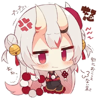 Sticker from Nakiri Ayame per Wizard