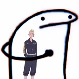 ✖️ emoji 我没有笑. Telegram sticker 10 of 15