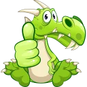 Sticker from Dinosaur Philly / Динозавр Филли