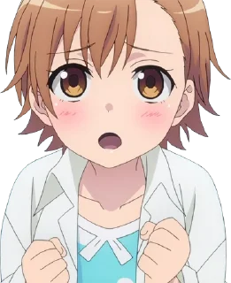 😫 emoji Misaka Misaka Telegram sticker 17 of 30