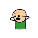 😱 emoji @StCare Cyanide & Happiness Telegram sticker 10 of 34