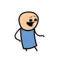 Sticker from cyanide&happiness