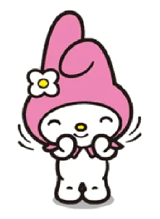 😊 emoji my melody Telegram sticker 22 of 40