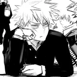 🗝 emoji Bakugou meme Telegram sticker 22 of 59
