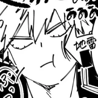 Sticker from Bakugou meme