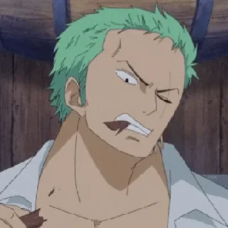 🥃 emoji Roronoa Zoro Telegram sticker 9 of 95