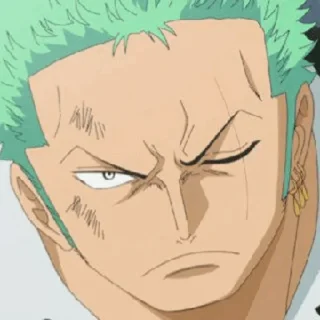 🥃 emoji Roronoa Zoro Telegram sticker 18 of 95