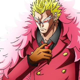😡 emoji 💛Doflamingo💛 Telegram sticker 10 of 25