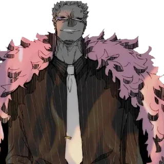 😈 emoji 💛Doflamingo💛 Telegram sticker 19 of 25