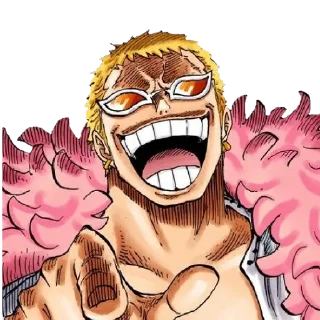 😂 emoji 💛Doflamingo💛 Telegram sticker 8 of 25