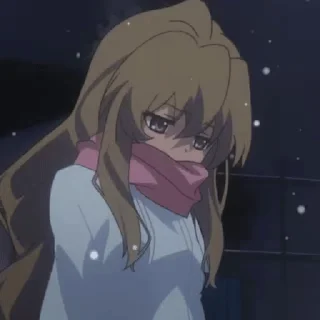 😔 emoji Toradora Animated Telegram sticker 18 of 18