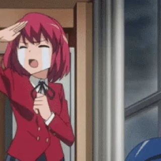 🫡 emoji Toradora Animated Telegram sticker 15 of 18