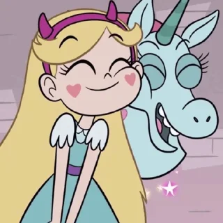🦄 emoji Star Butterfly | @CherrySticker Telegram sticker 14 of 84