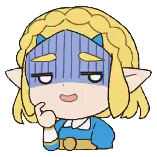 😰 emoji Link & Zelda (@thehyrulefantasyita) Telegram sticker 19 of 20
