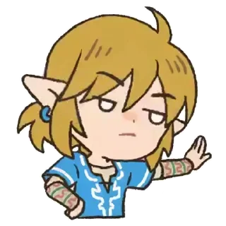 😒 emoji Link & Zelda (@thehyrulefantasyita) Telegram sticker 15 of 20