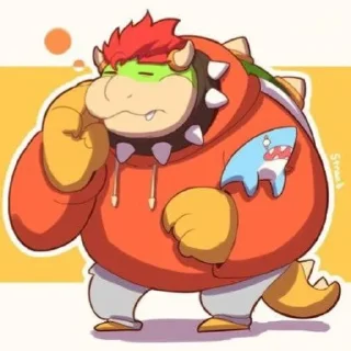 🌟 emoji 🔥⃞░░ Bowser ✷ @KesitoMania Telegram sticker 12 of 100