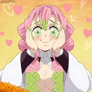 🥰 emoji 𝗠𝗶𝘁𝘀𝘂𝗿𝗶 𝗞𝗮𝗻𝗿𝗼𝗷𝗶 @Mitsuri_Katayase Telegram sticker 5 of 120