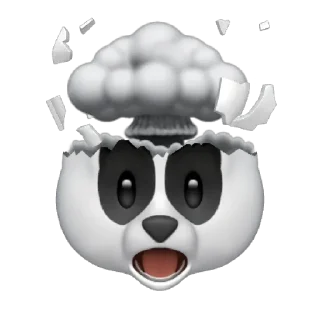 🐼 emoji no way bro Telegram sticker 20 of 29