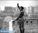 Sticker from Mussolini