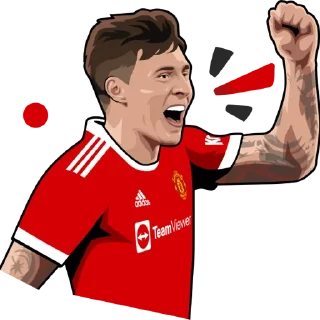 😄 emoji Manchester United official stickers Telegram sticker 9 of 91