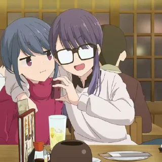 Sticker from Yuru Camp | @Onishiki @Notid