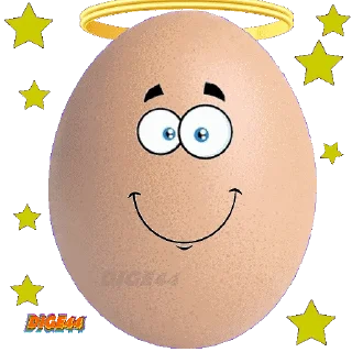 😇 emoji @STIKERFORALL EGGS Telegram sticker 12 of 55