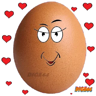 😍 emoji @STIKERFORALL EGGS Telegram sticker 20 of 55