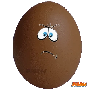 😒 emoji @STIKERFORALL EGGS Telegram sticker 9 of 55