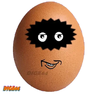 🦹‍♀️ emoji @STIKERFORALL EGGS Telegram sticker 17 of 55