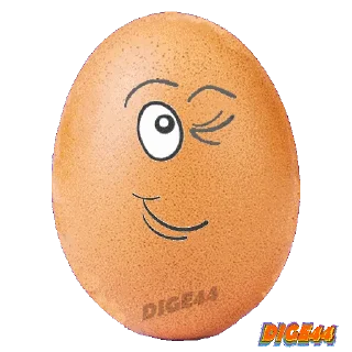 😉 emoji @STIKERFORALL EGGS Telegram sticker 15 of 55