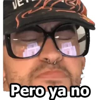 😡 emoji Bad Bunny yeyeye. Telegram sticker 11 of 48