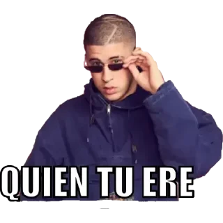Sticker from Bad Bunny yeyeye.