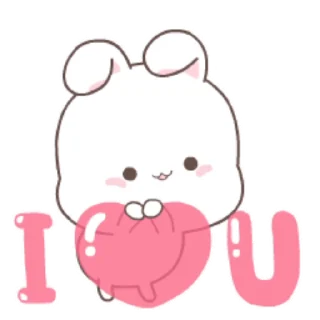 Sticker from Happy Bunny🐰@MochaStickers