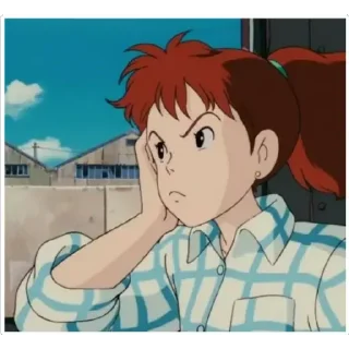 😠 emoji Studio Ghibli Telegram sticker 15 of 120