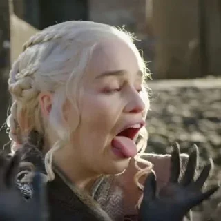 🤮 emoji Queen Emilia clarke Telegram sticker 8 of 69