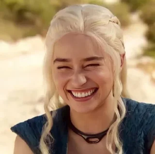 Sticker from Queen Emilia clarke