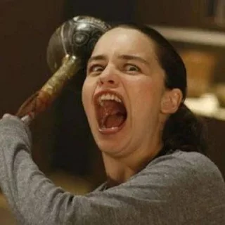 😤 emoji Queen Emilia clarke Telegram sticker 9 of 69