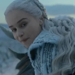 😌 emoji Queen Emilia clarke Telegram sticker 24 of 69