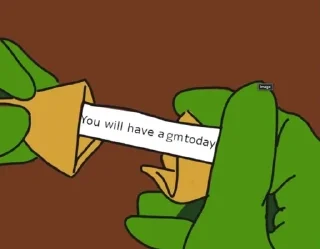 Sticker from gm say it back