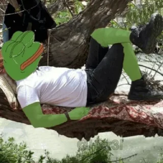 🐸 emoji Pepe <3> 🐸 @Pepe_Her3i Telegram sticker 21 of 120