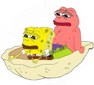 🐸 emoji Patrick PePe 🐸 - [ @PePe_Her3i ] Telegram sticker 24 of 120