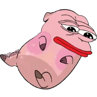 🐸 emoji Patrick PePe 🐸 - [ @PePe_Her3i ] Telegram sticker 15 of 120