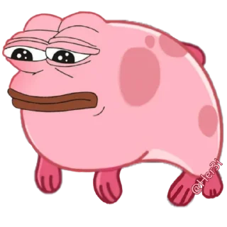 🐸 emoji Patrick PePe 🐸 - [ @PePe_Her3i ] Telegram sticker 9 of 120