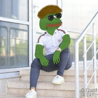 🐸 emoji Pepe <3> 🐸 @Pepe_Her3i Telegram sticker 20 of 120