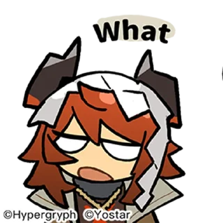 ❔ emoji [Arknights] Take a break Telegram sticker 10 of 16