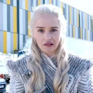 Sticker from Queen Emilia clarke