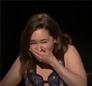 😂 emoji Emilia clarke Telegram sticker 8 of 20